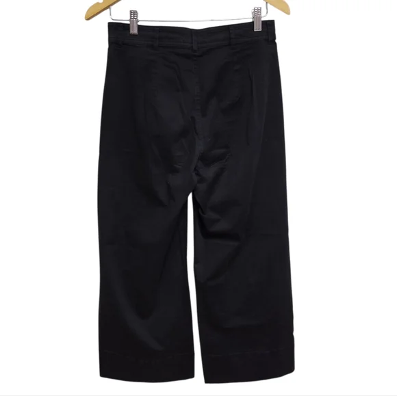 Everlane Utility Wide Leg Pants Black Size 4 - Picture 5 of 11